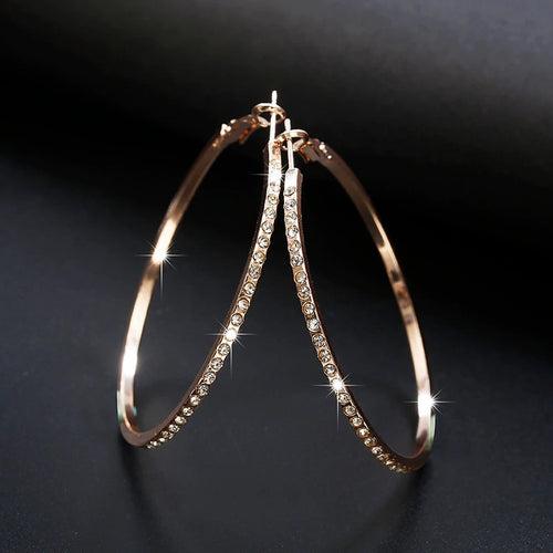 Golden Hoop Earrings