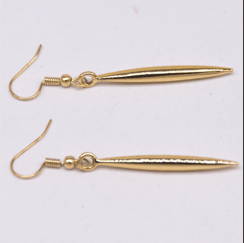 Golden Needle Earrings