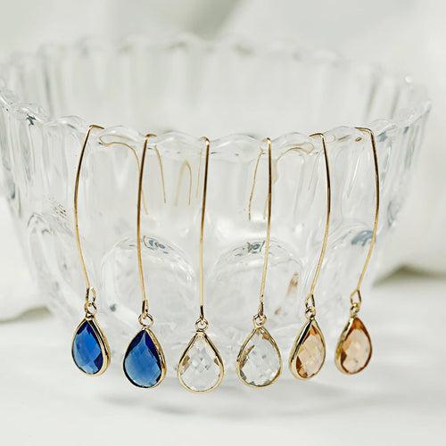 ELEGANT STONE DROP EARRINGS