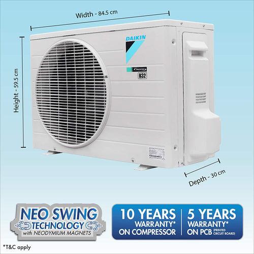 Daikin 2.2 Ton 3 Star Inverter Split AC (FTKL71U)