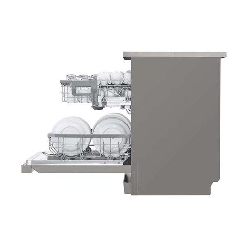 LG 14 Place Settings Wi – Fi Dishwasher (DFB424FP, Silver, Silent Operation, Tough Stain Removal, Adjustable racks )