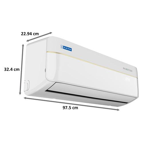 Blue Star 1.5 Ton 3 Star Inverter Split AC (Copper Condenser, IC318VLTU)