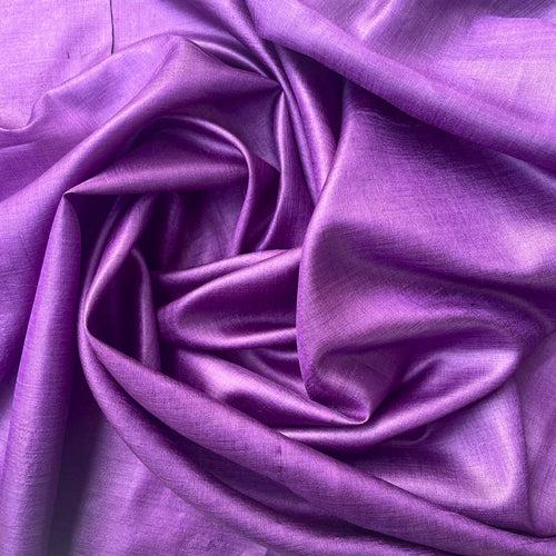 Purple Pure Tussar Silk Dupatta