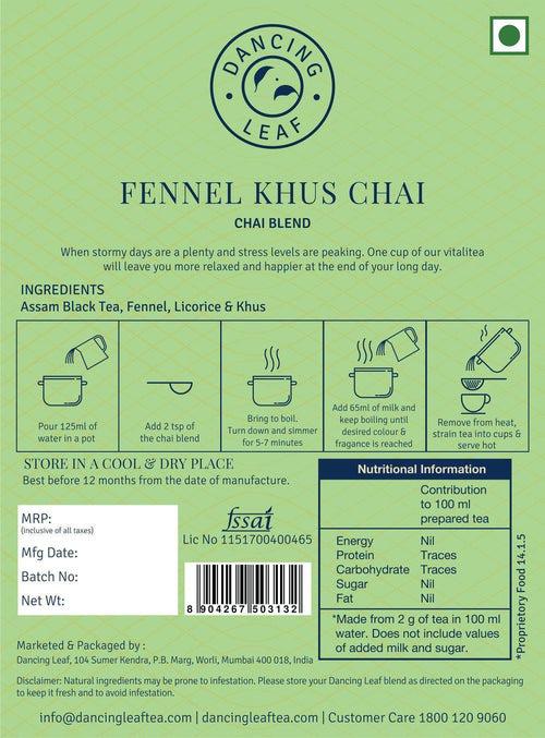 Haryali Chai (Fennel Khus Chai)