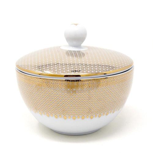 Porcelain Tea Set - Teapot(1200ml), Sugar Pot & Milk Creamer