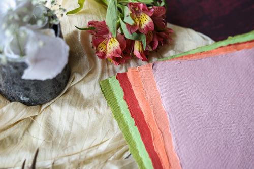 COLORED PAPER STACKS