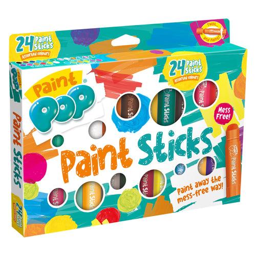 Paint Pop 24 Pack Assorted Quick Dry Paint Sticks