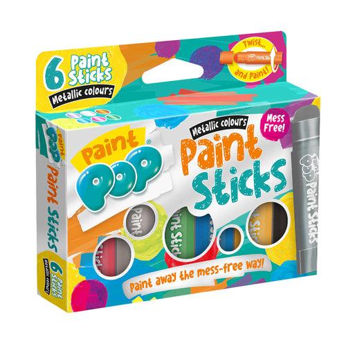Paint Pop Metallic 6 Pack Quick Dry Paint Stick