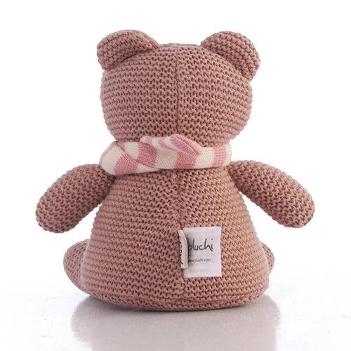 Baby Bear Cotton Knitted Stuffed Soft Toy