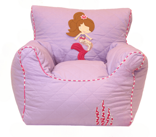 Mermaid Quilted Bean Chair (Small)