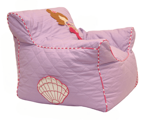 Mermaid Quilted Bean Chair (Small)