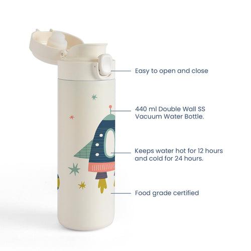 Insulated Water Bottle For Kids - Space Explorer