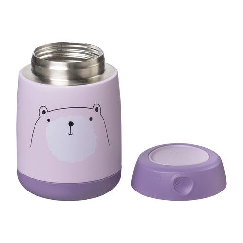 Insulated Food Jar Mini - Bear Hugs Purple 210ml