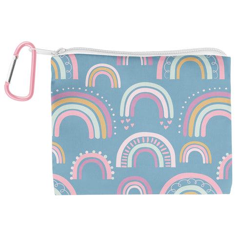 Mask With Zipper Pouch - Rainbow