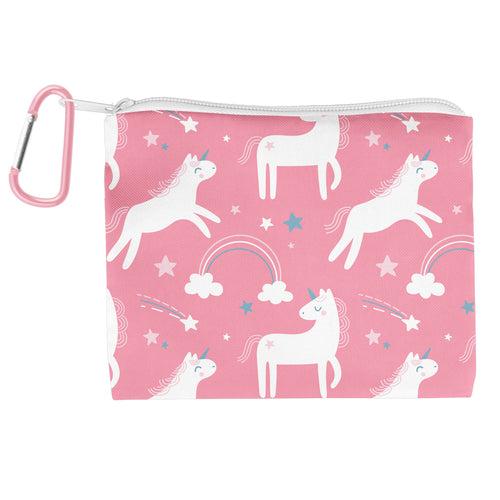 Mask With Zipper Pouch - Unicorn