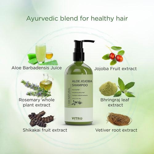 Jojoba Shampoo With Aloe Vera For Hairfall Control