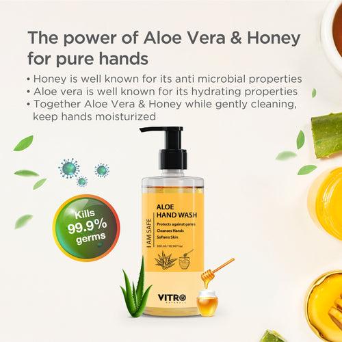 Hand Wash Liquid With Aloe Vera For Softer Hands