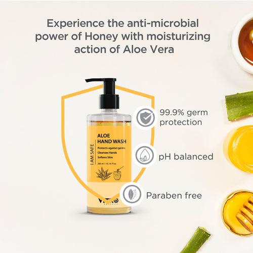 Hand Wash Liquid With Aloe Vera For Softer Hands