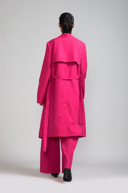 Pink Trench Jacket