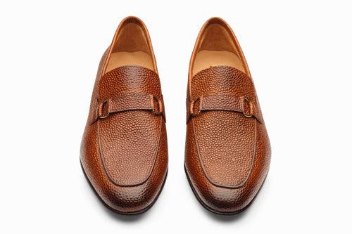 Lorenzo Leather Loafers- Cedar Grain