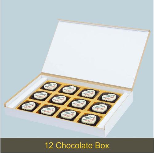 Unbreakable Bond - Gift with Printed Chocolates (Rakhi Pack Optional)