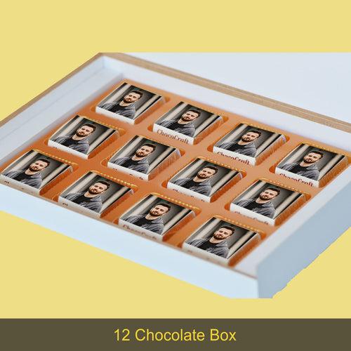 Special Chocolate Gift for Ganesh Chaturthi Personalised with Photo (with Wrapped Chocolates)