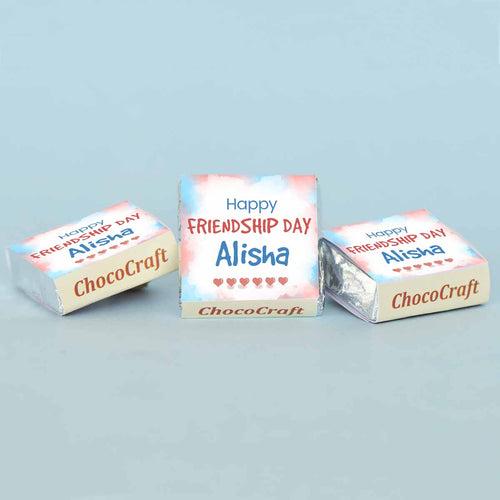 Special Friendship's Day Gift Personalised with Photo (with Wrapped Chocolates)