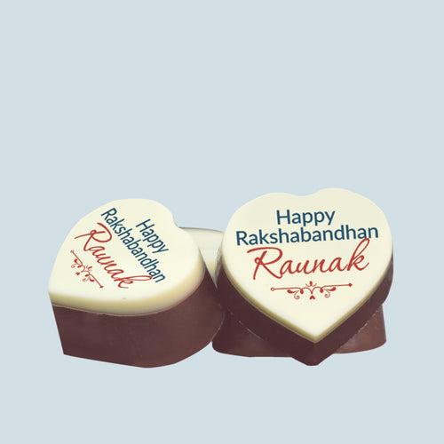 Unbreakable Bond - Gift with Printed Chocolates (Rakhi Pack Optional)