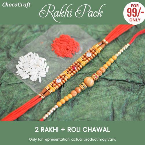 Unbreakable Bond - Gift with Printed Chocolates (Rakhi Pack Optional)