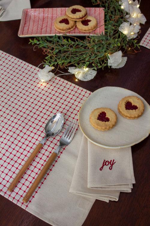 GRID printed table mats