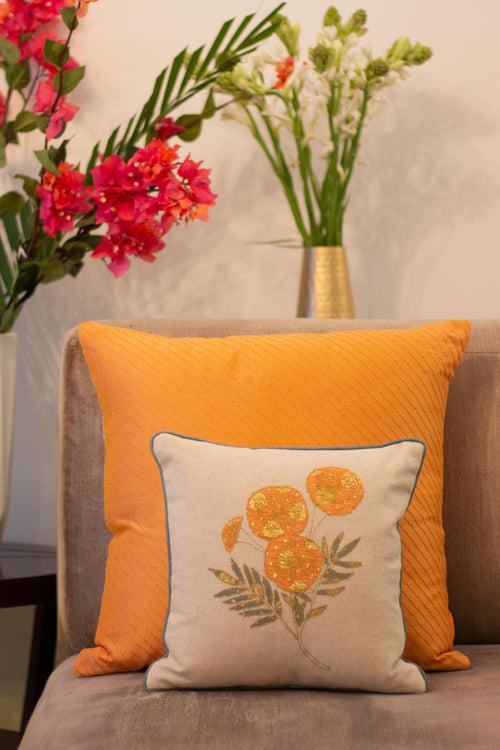 GENDA ORANGE CUSHION COVER