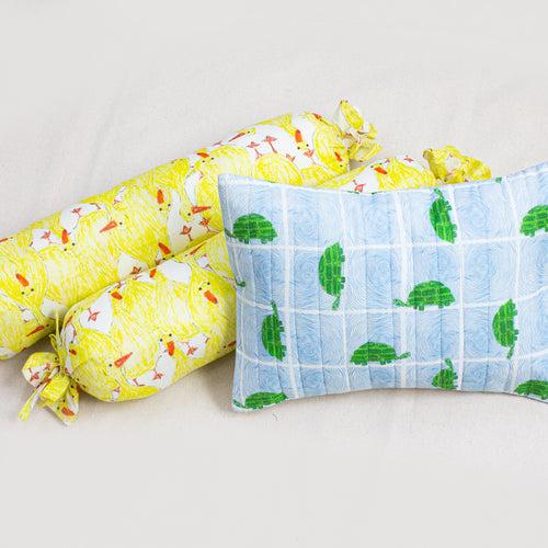 TORTOISE AND THE GEESE PILLOW BOLSTER SET