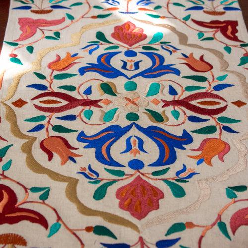 Gulrukh Embroidered Runner