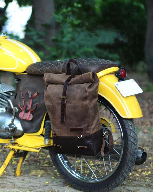 backpack pannier - classic roll top