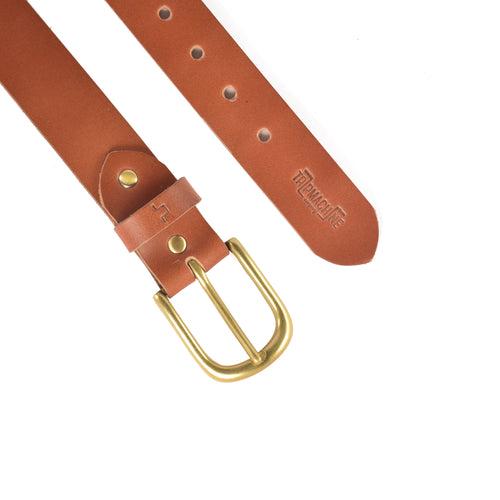 classic belt vintage tan