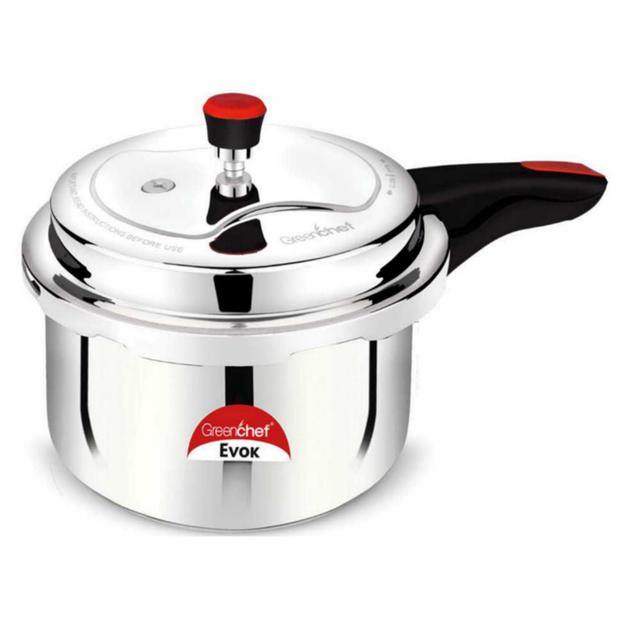 Greenchef Evok Outer Lid Aluminium Pressure Cooker 1.5 Litre