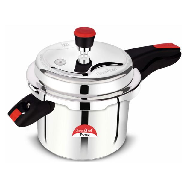 Greenchef Evok Outer Lid Aluminium Pressure Cooker 3 Litre