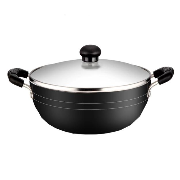 Greenchef Namo Non Stick Kadai With Stainless Steel Lid 230 mm