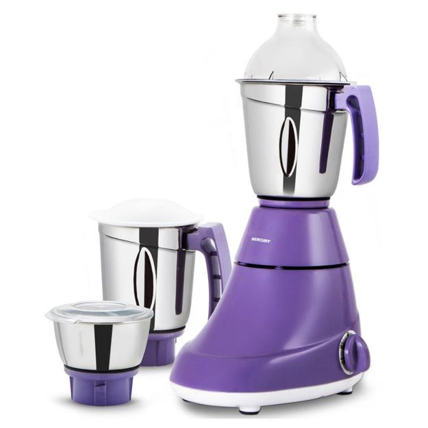 Greenchef Mercury Mixer Grinder 3 Jars Purple