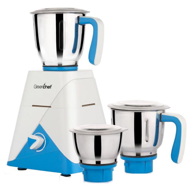 Greenchef Kappa Mixer Grinder 3 Jars Blue