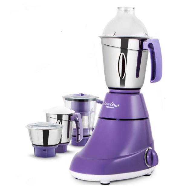 Greenchef Mercury Plus Mixer Grinder 4 Jars Purple