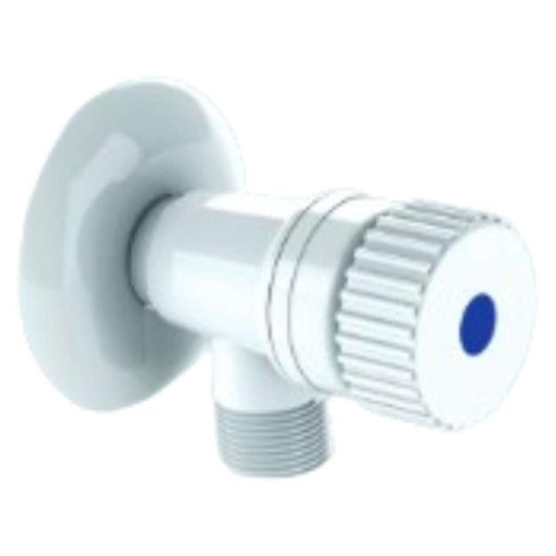 Watertec Eco Series Magix Right Angle Stop Valve White ECO-101003