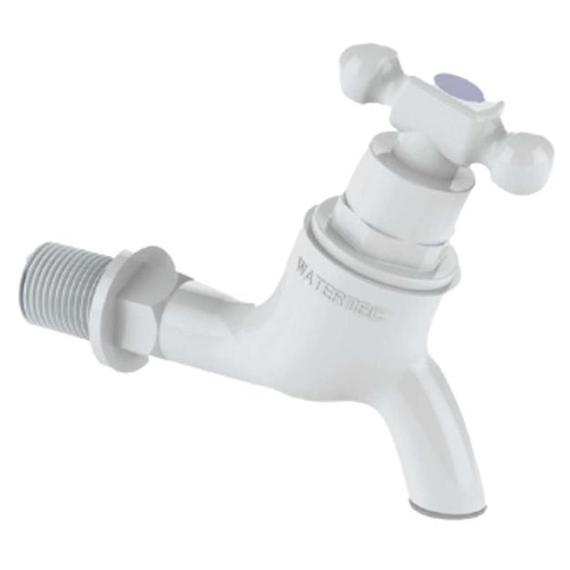 Watertec T Series Bib Tap White TS-102001