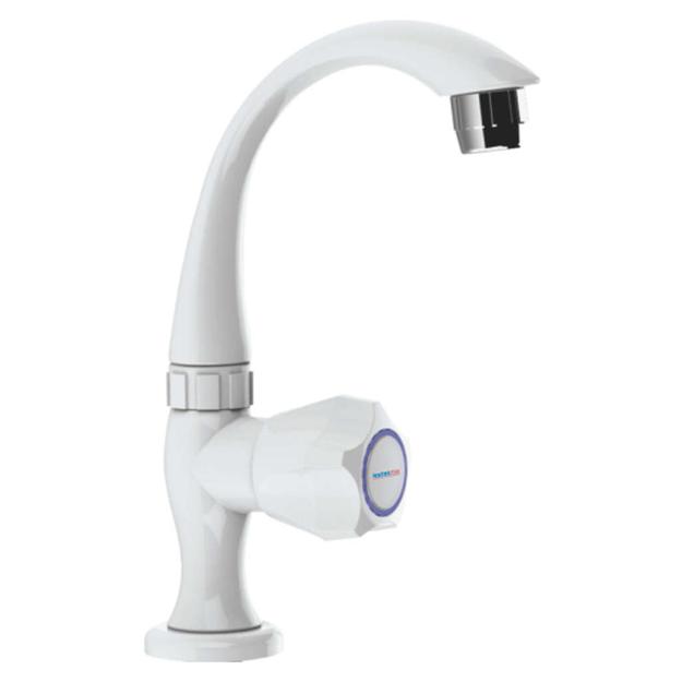 Watertec M Series Sink Tap Table Mounted Short Spout White MS-103016