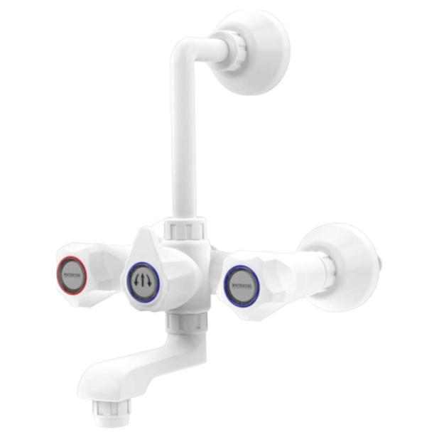 Watertec M Series Wall Mixer Full Turn White MS-103005