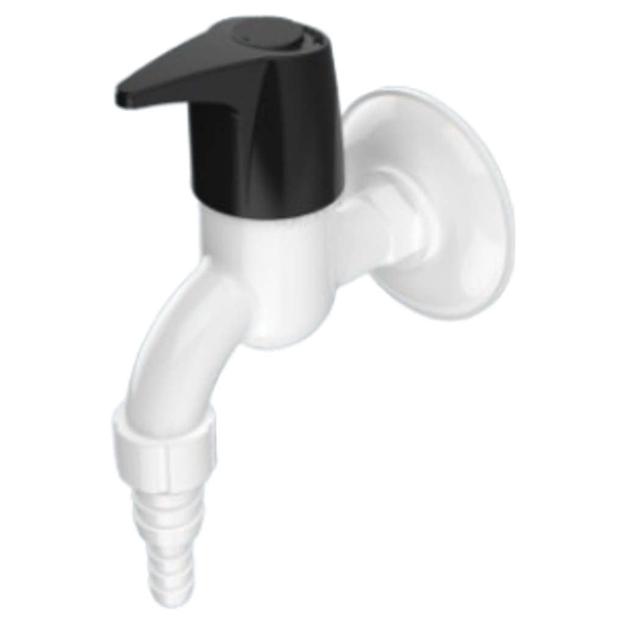 Watertec Flexo Razo Series Garden Tap Black White RZ-811015