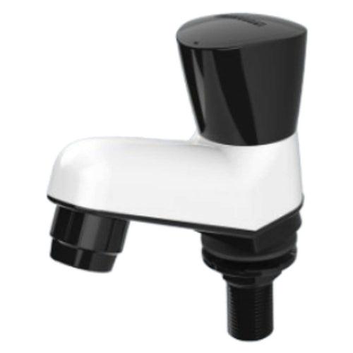 Watertec Flexo Ovlo Series Pillar Tap Black White OV-812003