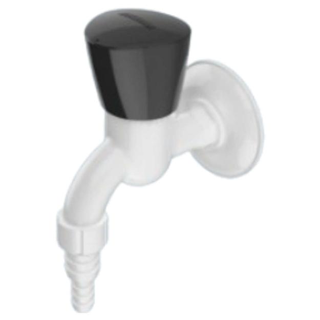 Watertec Flexo Ovlo Series Garden Tap Black White OV-812015