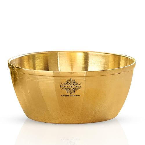 Indian Art Villa Brass Bowl With Shine Finshed, Diameter-3.5 Inches