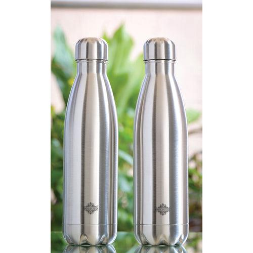 INDIAN ART VILLA Steel Insulated Vaccum Bottle, 500 ML, 750 ML